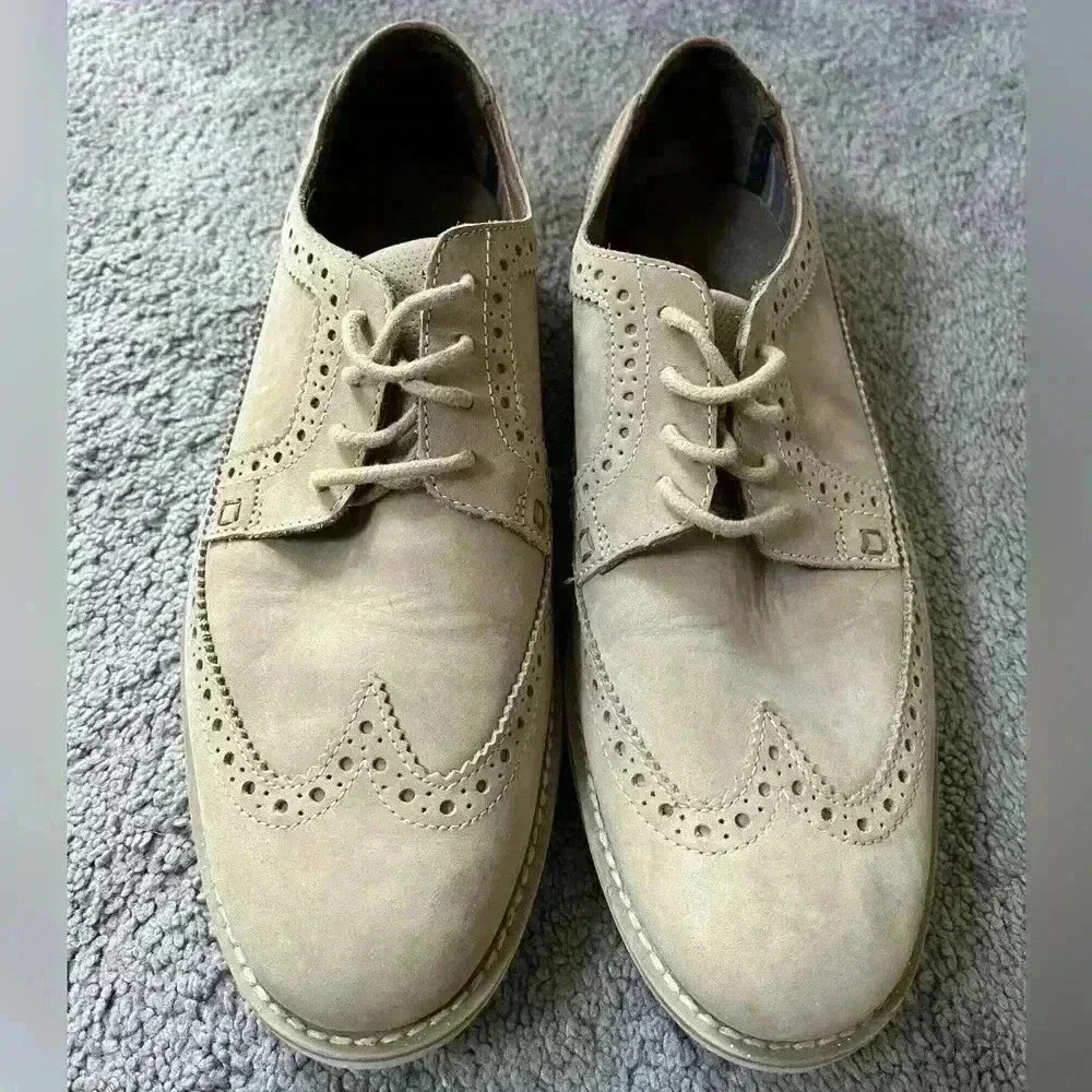 timberland tan dressy loafers in great condition mens‎ size 7